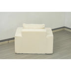 Ameican White Oak Modern 40.2 Accent Chair with Pillow