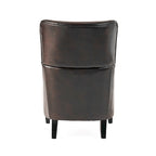 27 High Back Accent Chair with Wing Back and Birch Legs