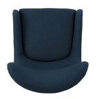 27 High Back Accent Chair with Wing Back and Birch Legs