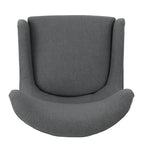 27 High Back Accent Chair with Wing Back and Birch Legs