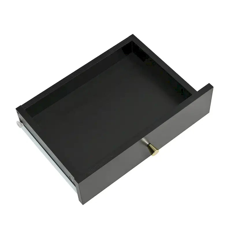 Floating Makeup Vanity Desk with Mirror & 3-Color Lights