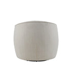 Performance Fabric 360 Swivel Barrel Chair with High-Density Foam Cushions