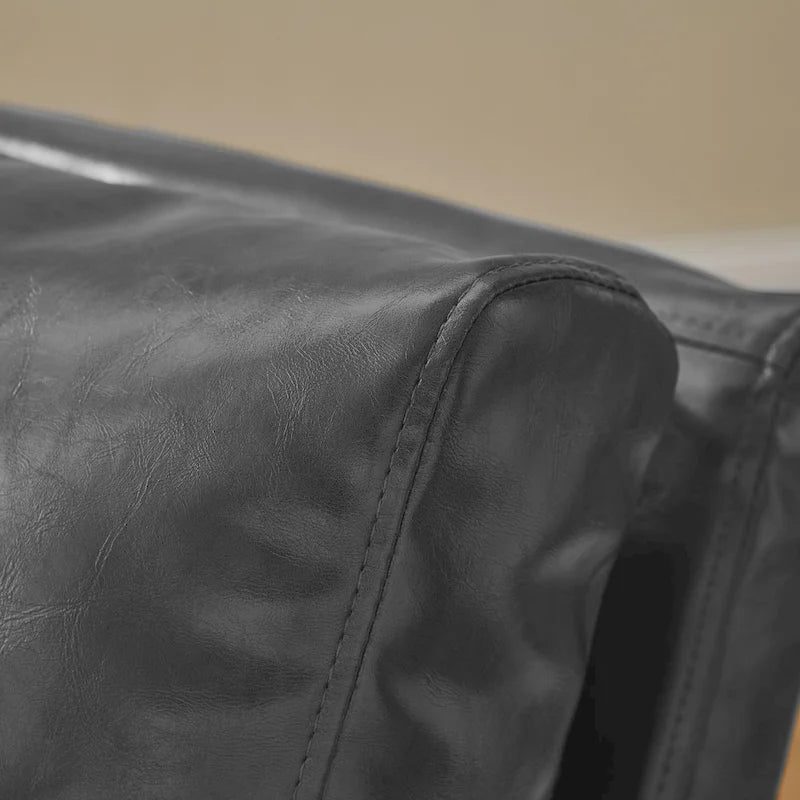 Modern PU Leather Upholstered Arm Chair with Steel Frame