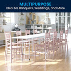 Kids Resin Stacking Chiavari Chairs for Formal Events (Set of 10)