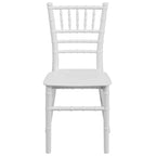 Kids Resin Stacking Chiavari Chairs for Formal Events (Set of 10)