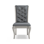Glam Faux Leather Dining Chairs (Set of 2)