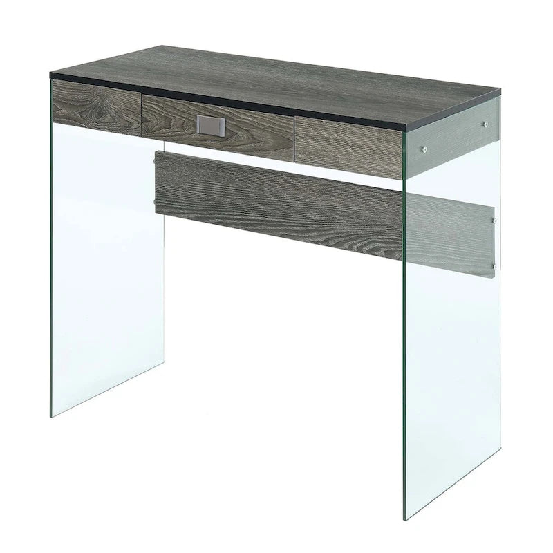 1 Drawer Glass 36 Desk