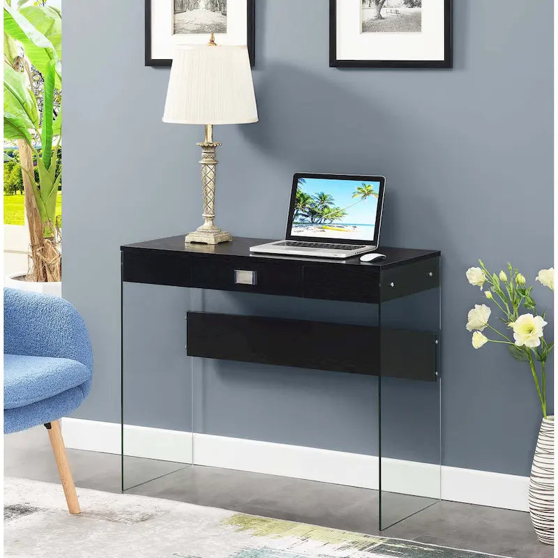1 Drawer Glass 36 Desk