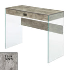 1 Drawer Glass 36 Desk