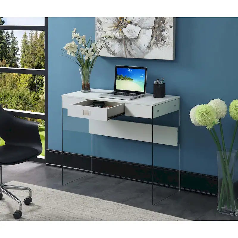 1 Drawer Glass 36 Desk