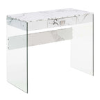 1 Drawer Glass 36 Desk