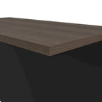 72W L-Shaped Desk with Hutch and Pedestal