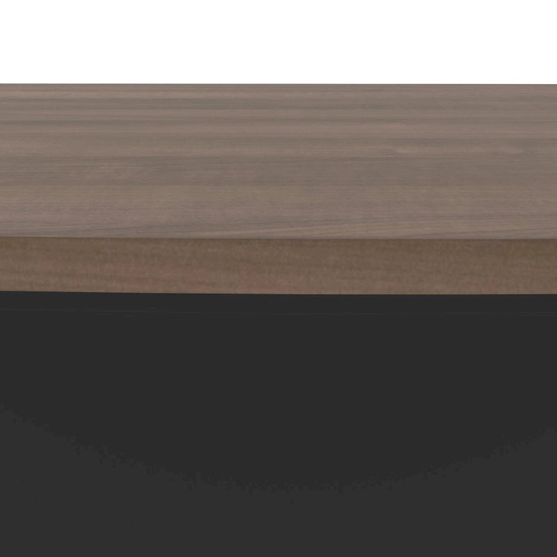 72W L-Shaped Desk with Hutch and Pedestal