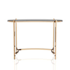Modern Gold 44-inch Glass Computer Desk