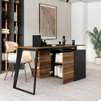 54.3 Kerrogee Office Computer Desk Corner Desk Reversible Cabinet