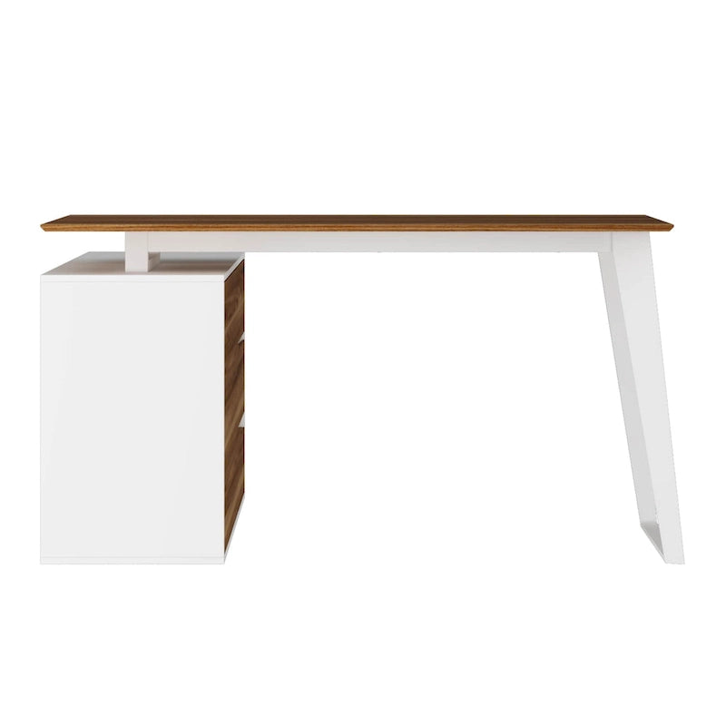 54.3 Office Computer Desk Corner Desk Reversible Cabinet
