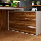 54.3 Office Computer Desk Corner Desk Reversible Cabinet