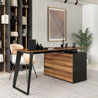 54.3 Office Computer Desk Corner Desk Reversible Cabinet