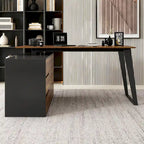 54.3 Office Computer Desk Corner Desk Reversible Cabinet
