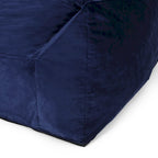 Velveteen 2 Seater Oversized Bean Bag Chair with Armrests