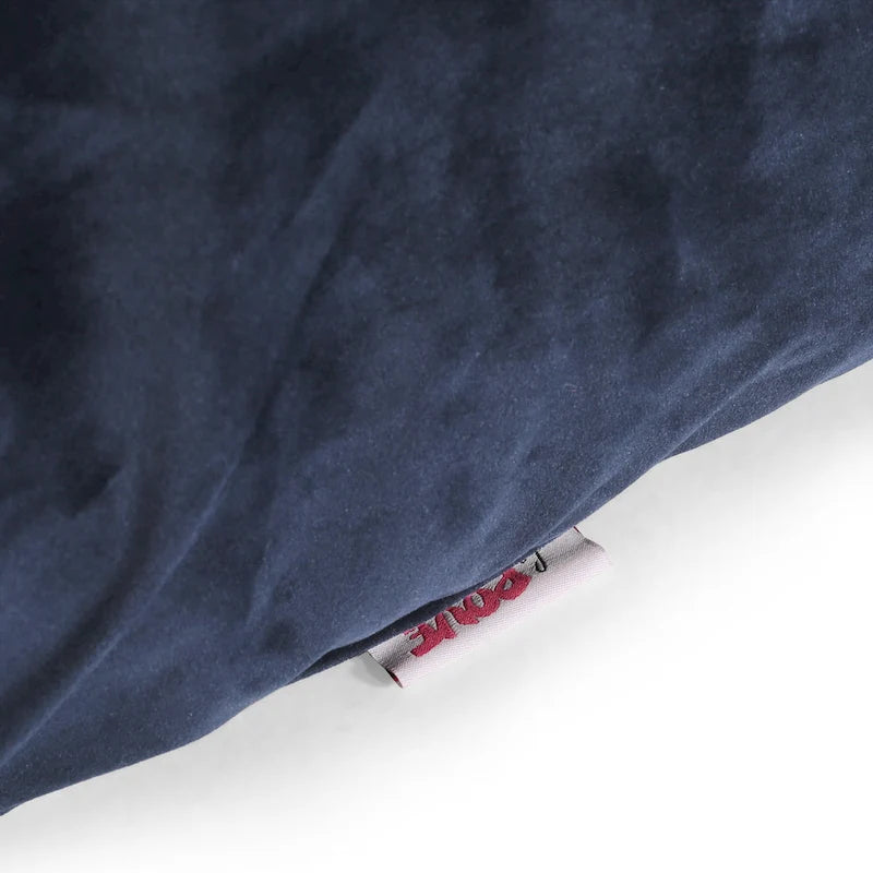 Velveteen 2 Seater Oversized Bean Bag Chair with Armrests
