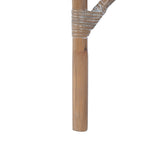 Coastal Rattan Accent Chair with Cushion - 18.5 W x 22.8 L x 38.2 H - 19Wx23Dx38H