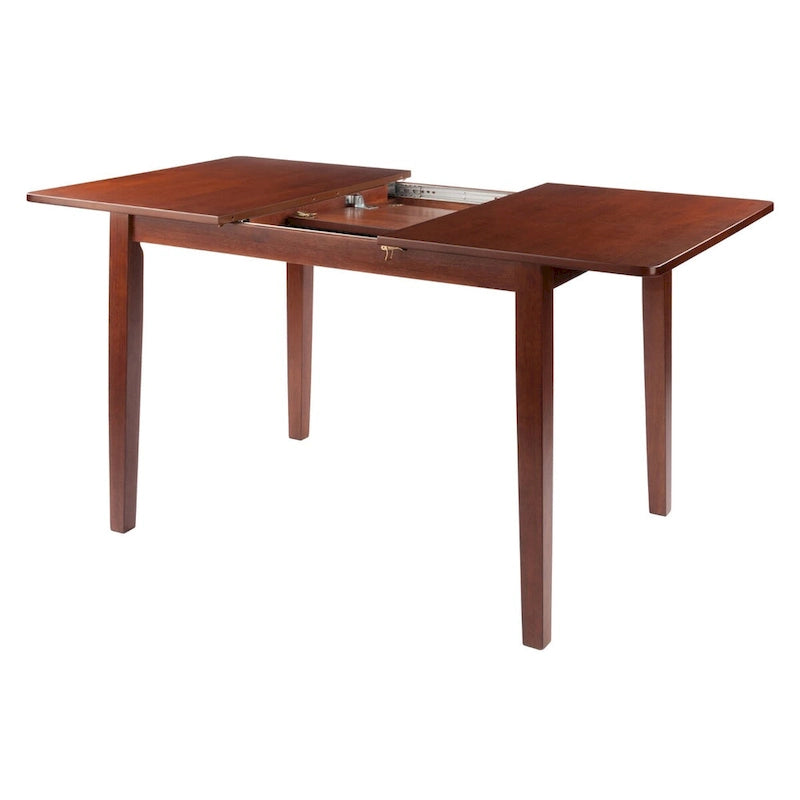 57 Brown Self-Storing Butterfly Leaf Dining Table Extension Top