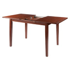 57 Brown Self-Storing Butterfly Leaf Dining Table Extension Top