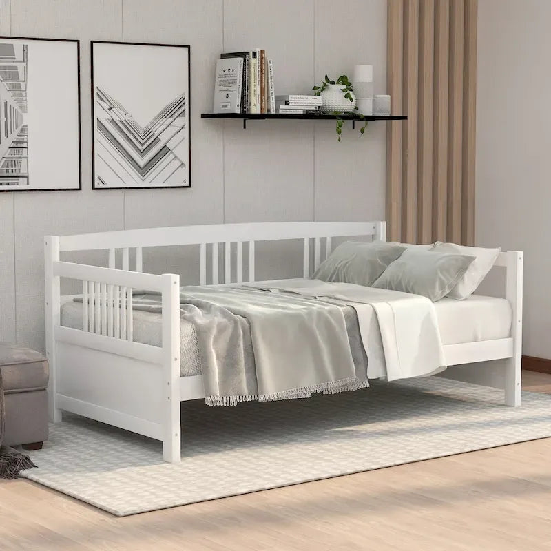 Modern Solid Wood Daybed, Multifunctiona