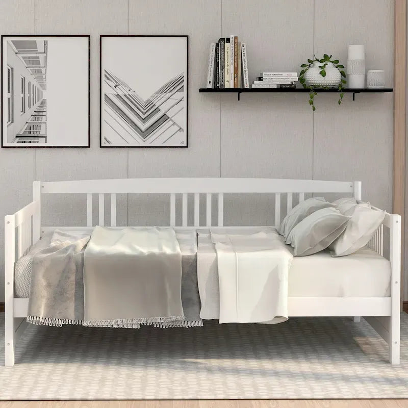Modern Solid Wood Daybed, Multifunctiona