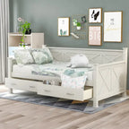 Twin Size Wooden Modern and Rustic Casual Style Daybed