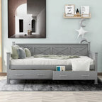 Twin Size Wooden Modern and Rustic Casual Style Daybed