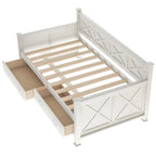 Twin Size Wooden Modern and Rustic Casual Style Daybed
