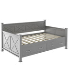 Twin Size Wooden Modern and Rustic Casual Style Daybed