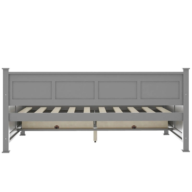 Twin Size Wooden Modern and Rustic Casual Style Daybed