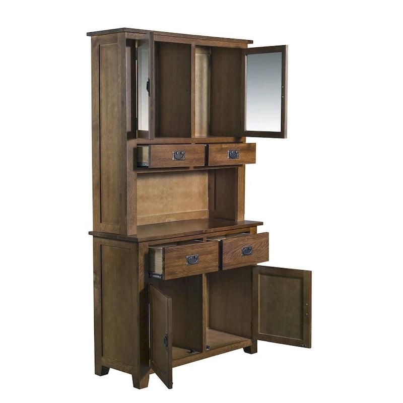 Mission 4 Door & 4 Drawer China Cabinet - 42