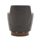 Swivel Round Accent Chairs Armchair with Stainless Steel Base