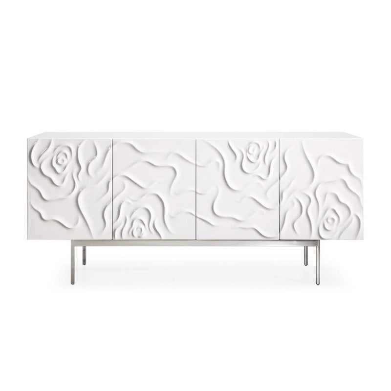 Modern White High Gloss Buffet