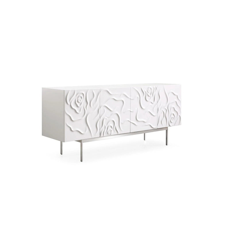 Modern White High Gloss Buffet