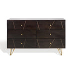 6 Drawer Wood Dresser